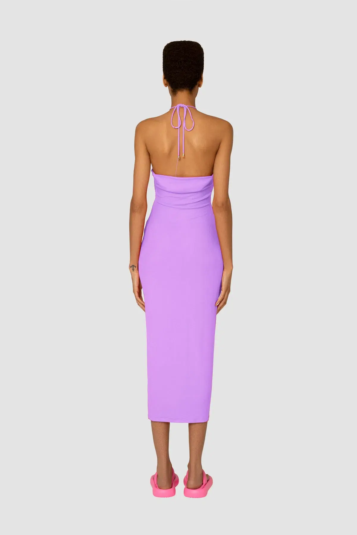 Amy Lynn Jersey Cut-out Dress Vega Lilac Size 8 - Image 2