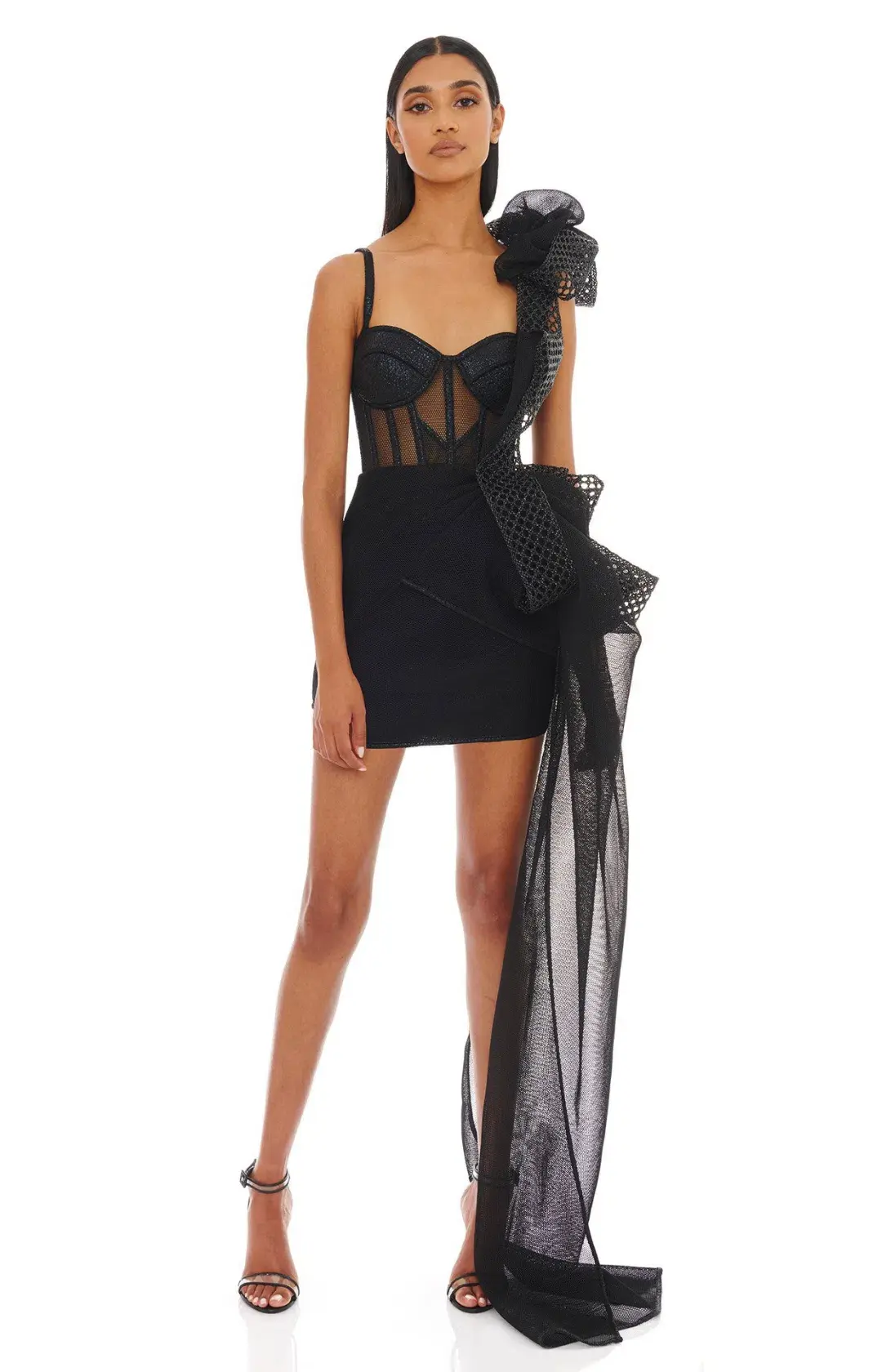 Eliya the Label Cheyanne Dress Black Size 6 for rent on The Volte - main image