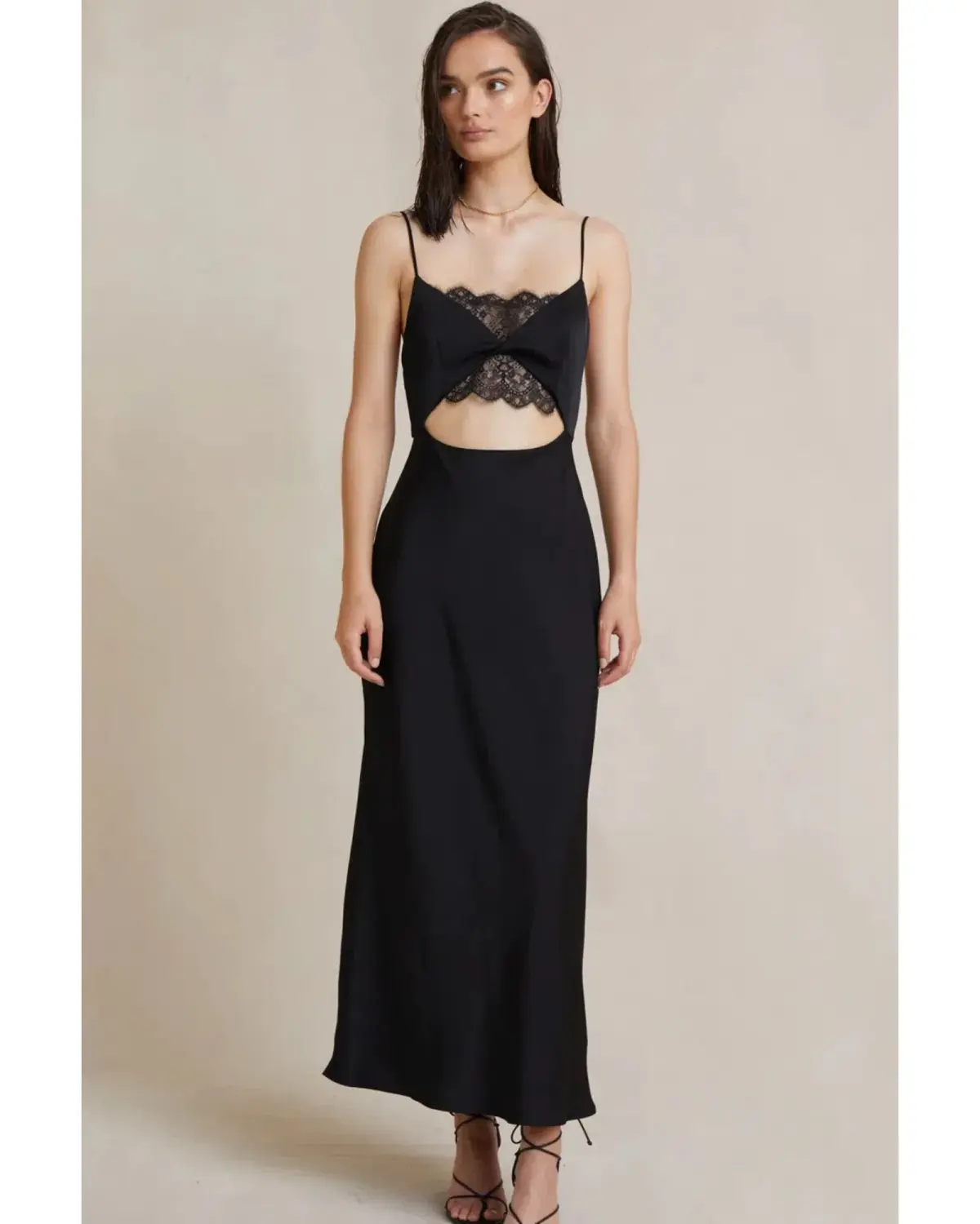 Bec & Bridge Valerie Midi Dress Black Size AU 8 - Image 1