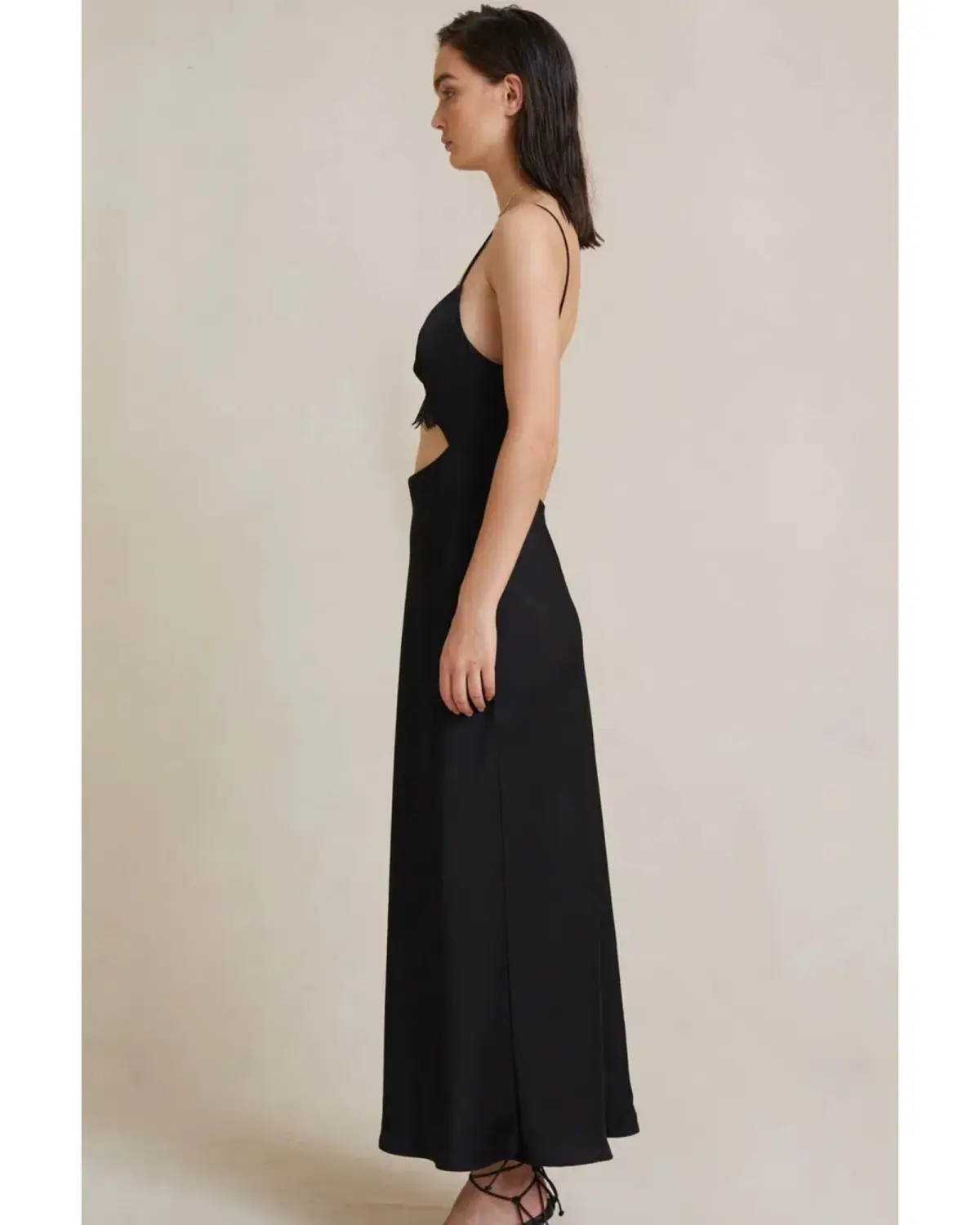 Bec & Bridge Valerie Midi Dress Black Size AU 8 - Image 2
