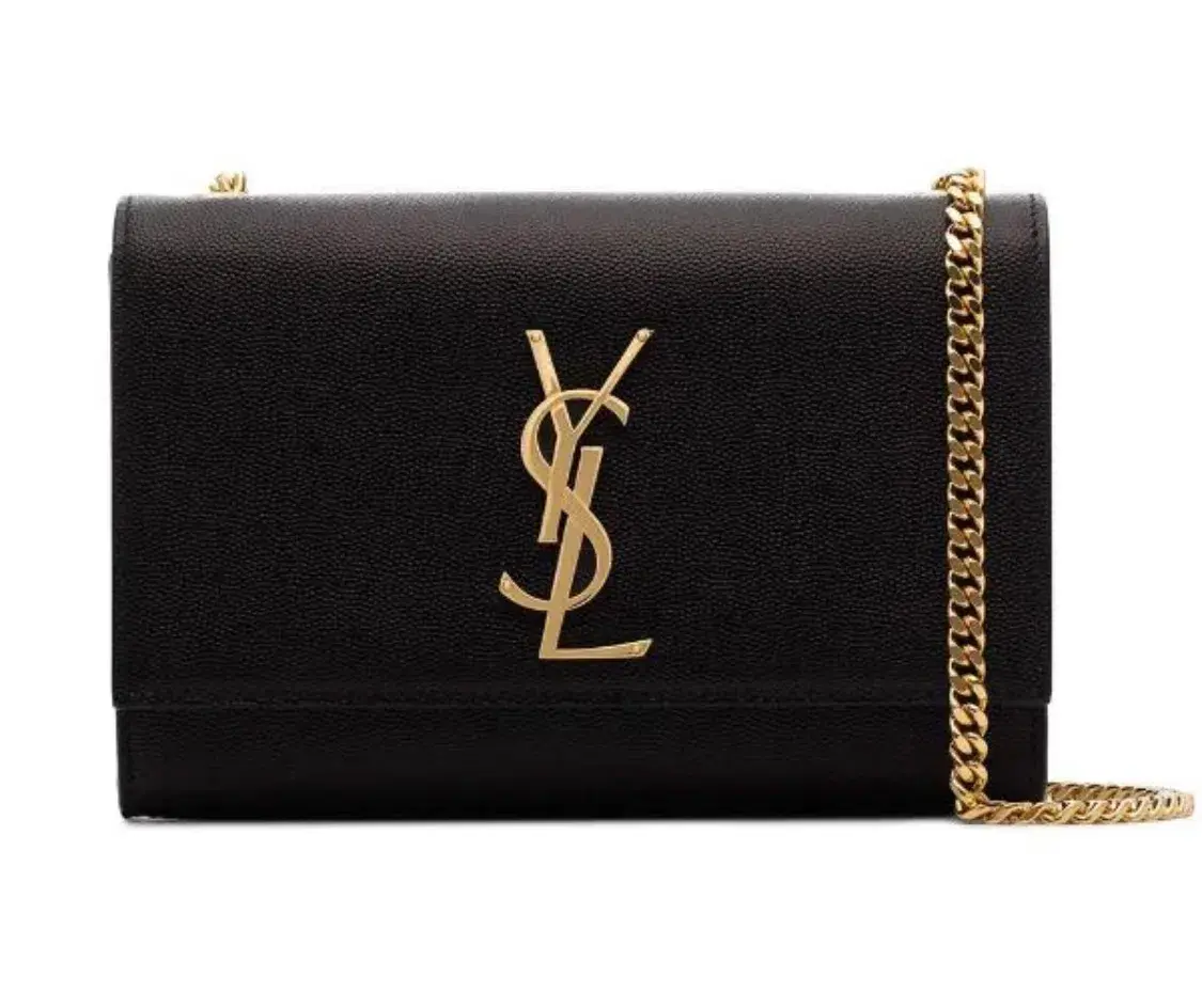 Saint Laurent Kate Textured Leather Handbag Black - Image 2