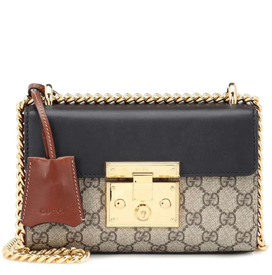 Gucci Padlock GG Supreme Bag Beige/Ebony - Image 2