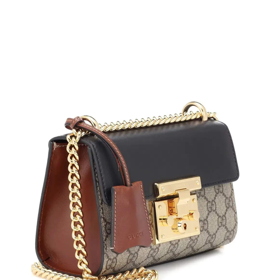 Gucci Padlock GG Supreme Bag Beige/Ebony - Image 4
