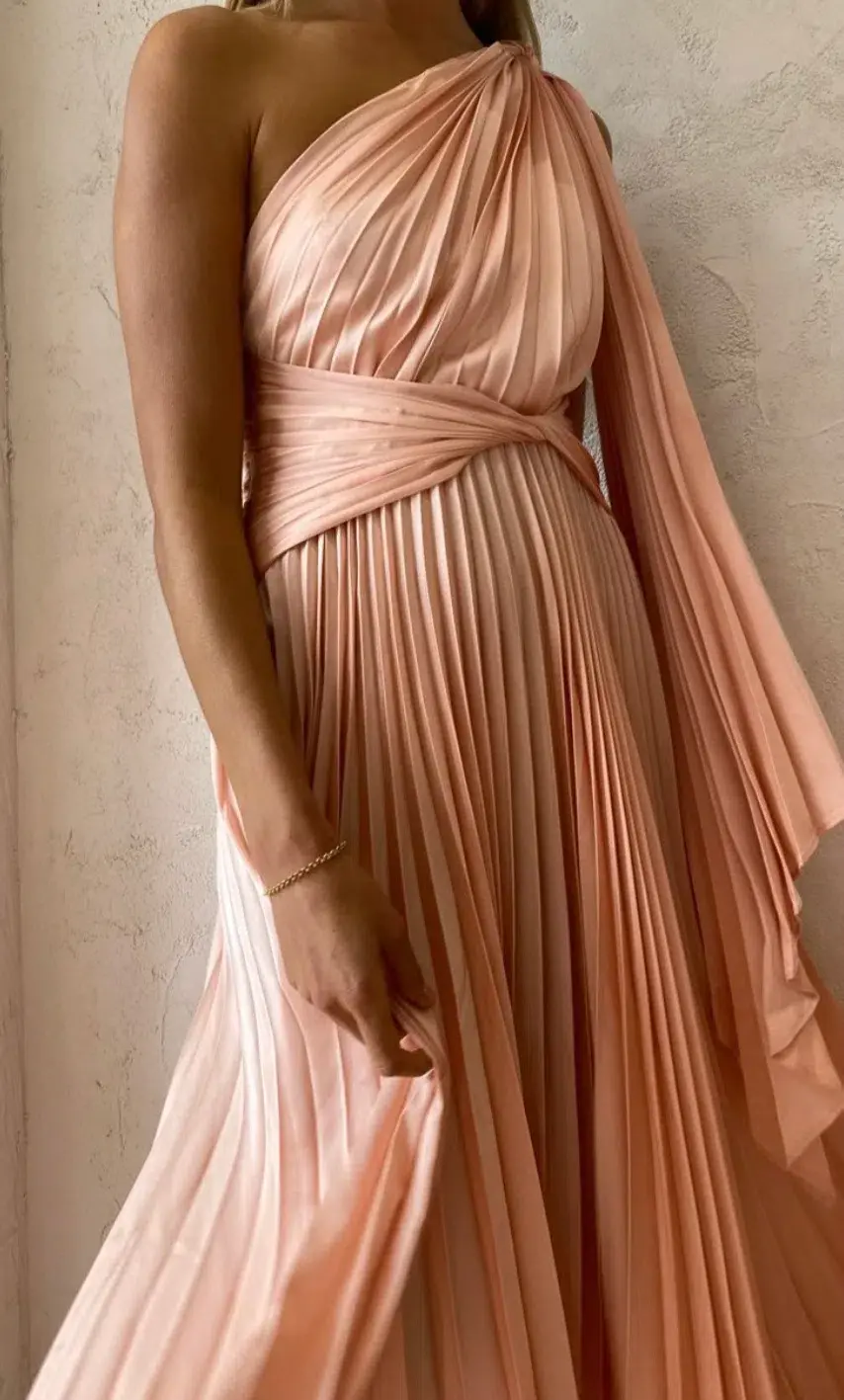 Acler Kalora Dress Peach Size 6 - Image 3