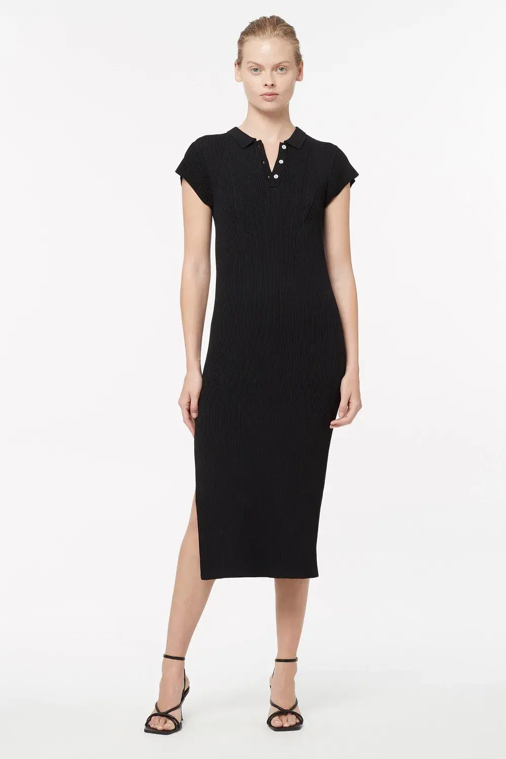 Manning Cartell MVP Knit Polo Dress Black Size 6 - Image 1