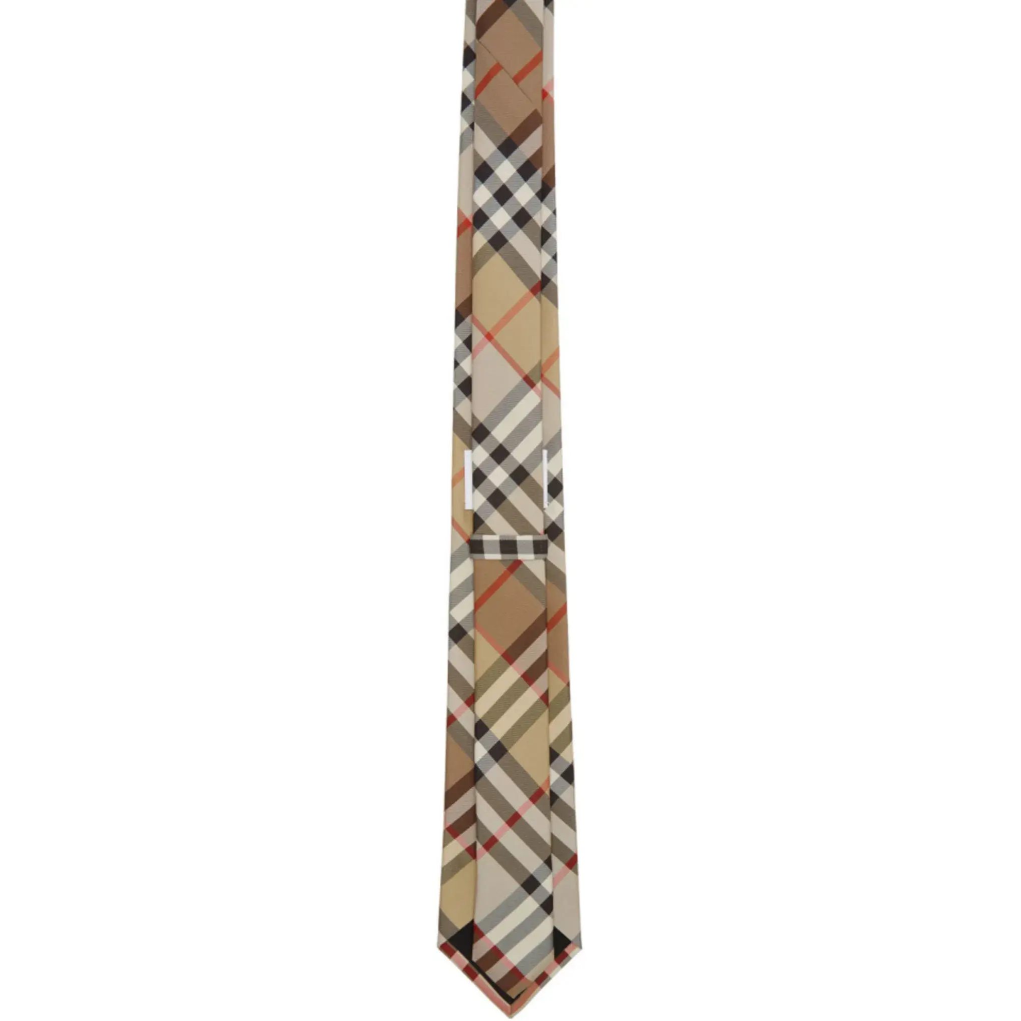 Burberry Beige Check Manston Tie - Image 3