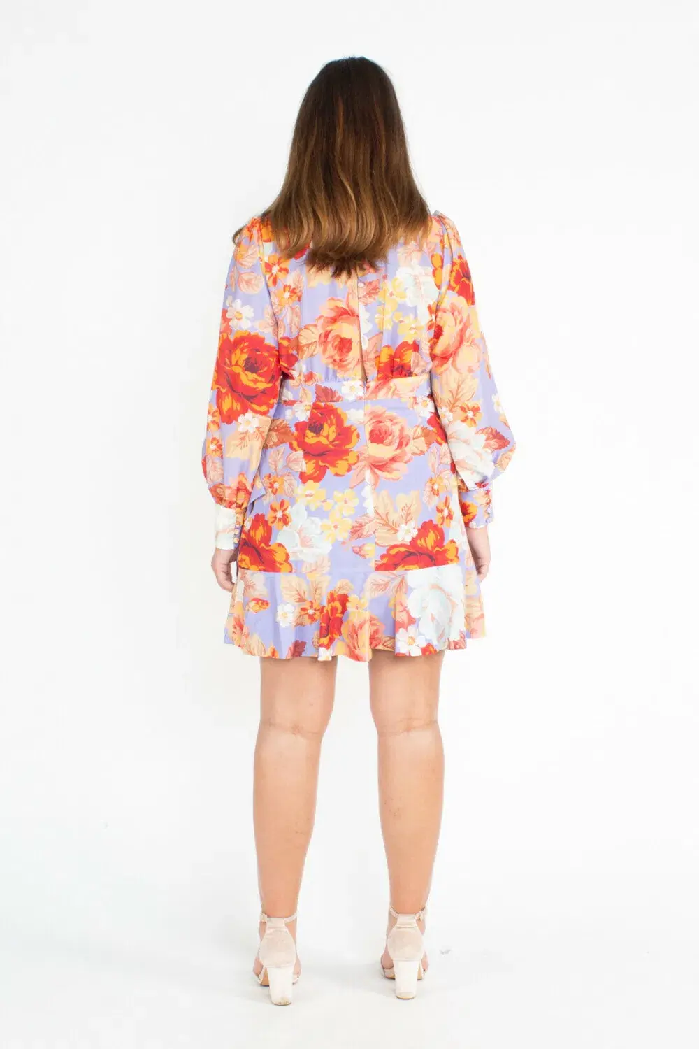 Sheike Monaco Floral Dress Print Size 10 - Image 2