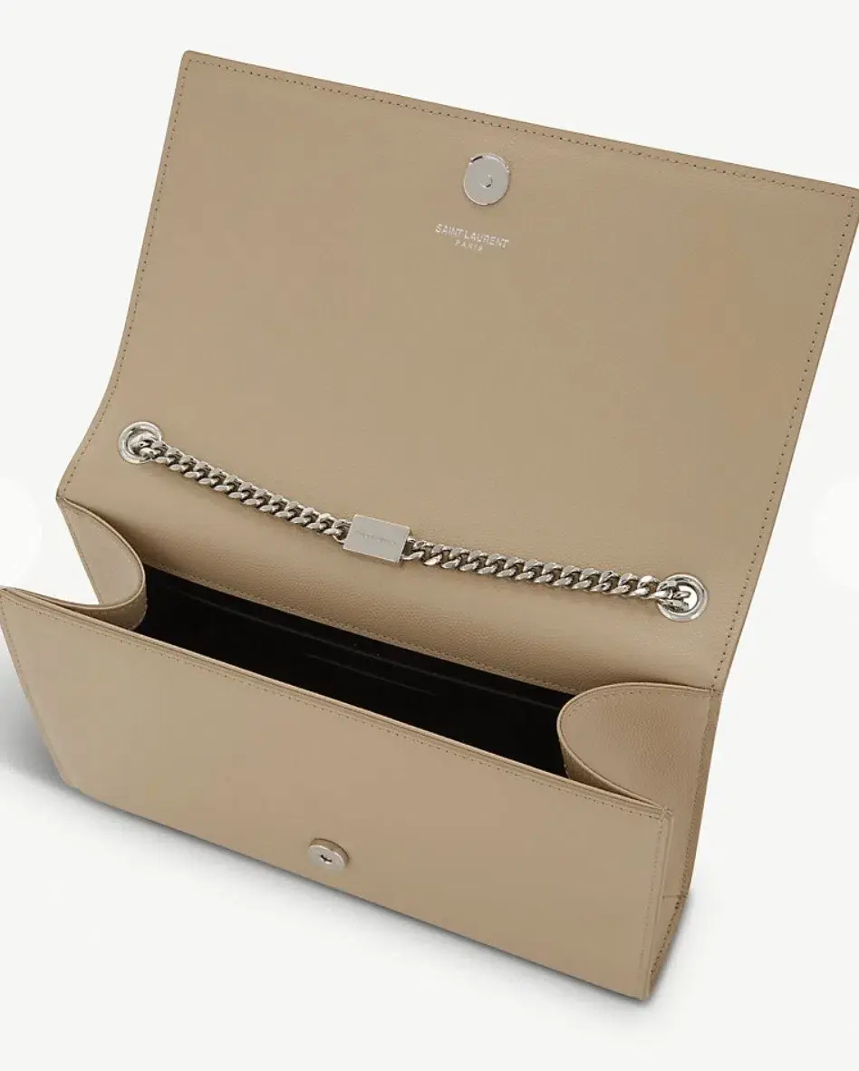 Saint Laurent Kate Monogram Shoulder Bag Nude - Image 3