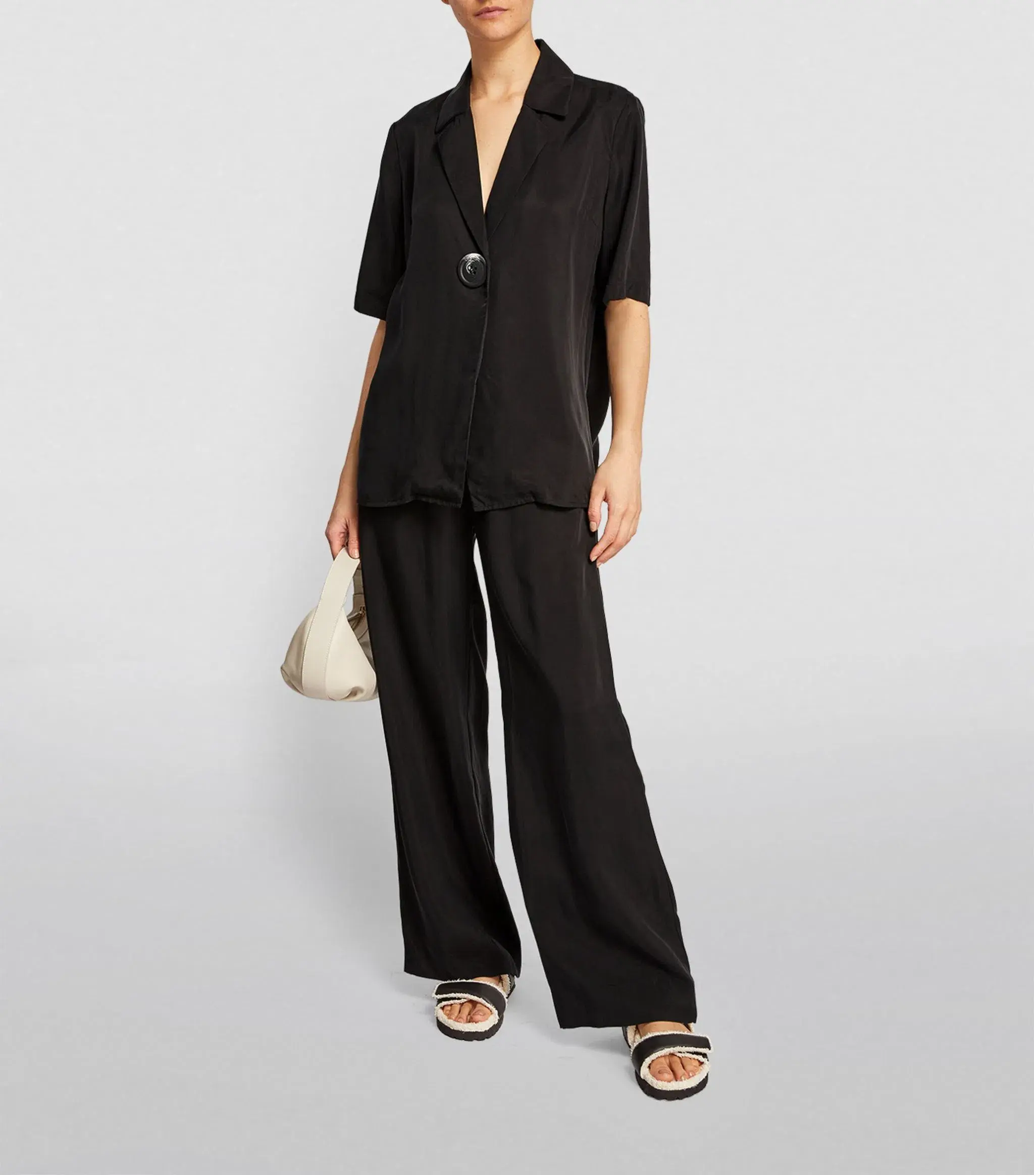 Viktoria and Woods Chorus Shirt Size 1 and Pilot Pants Size 3 Set Black  - Image 1