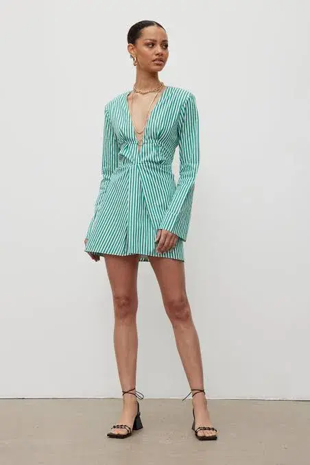 WNTRMSE Devan Dress Green Size 10 - Image 4