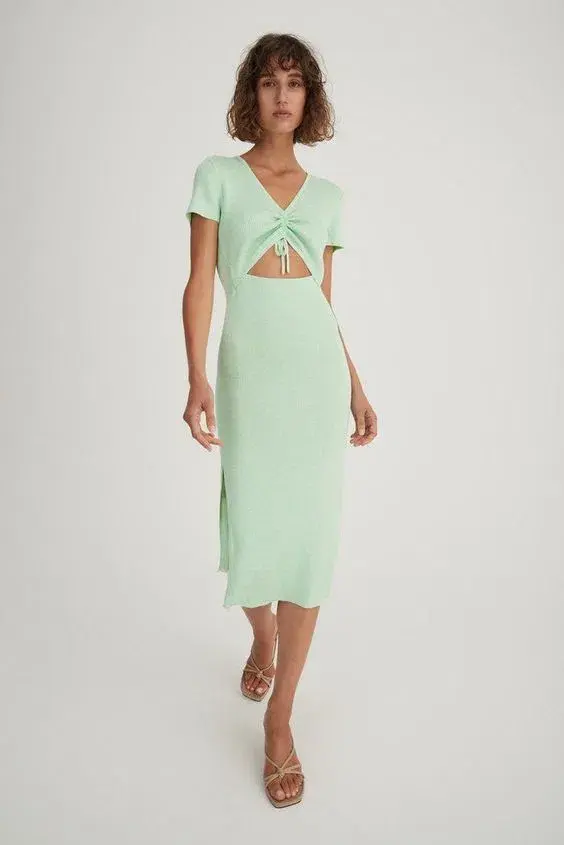 Hansen & Gretel Iggy Dress Green Size 6  - Image 1