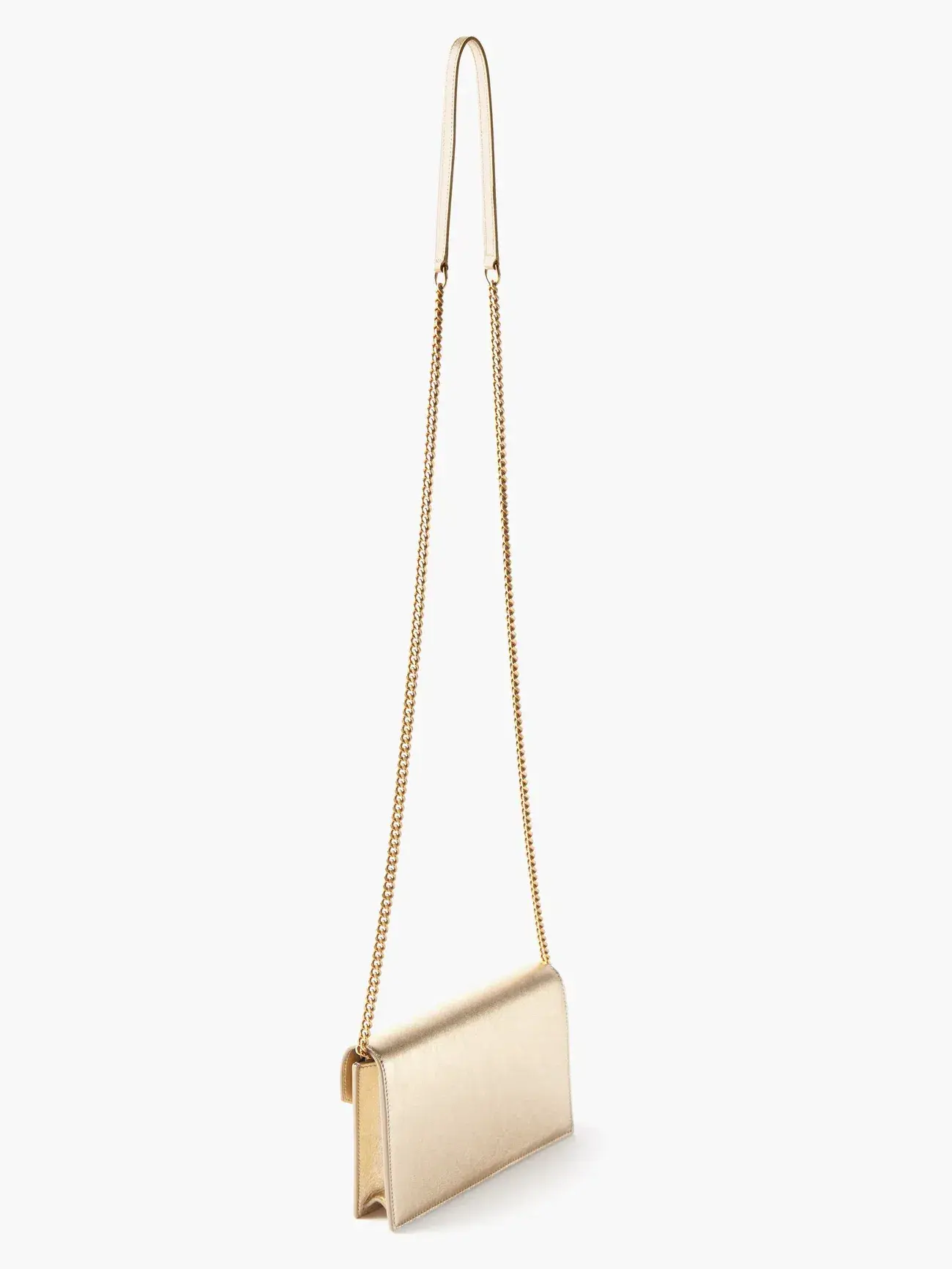 YSL Envelope Cross Body Bag Gold - Image 2
