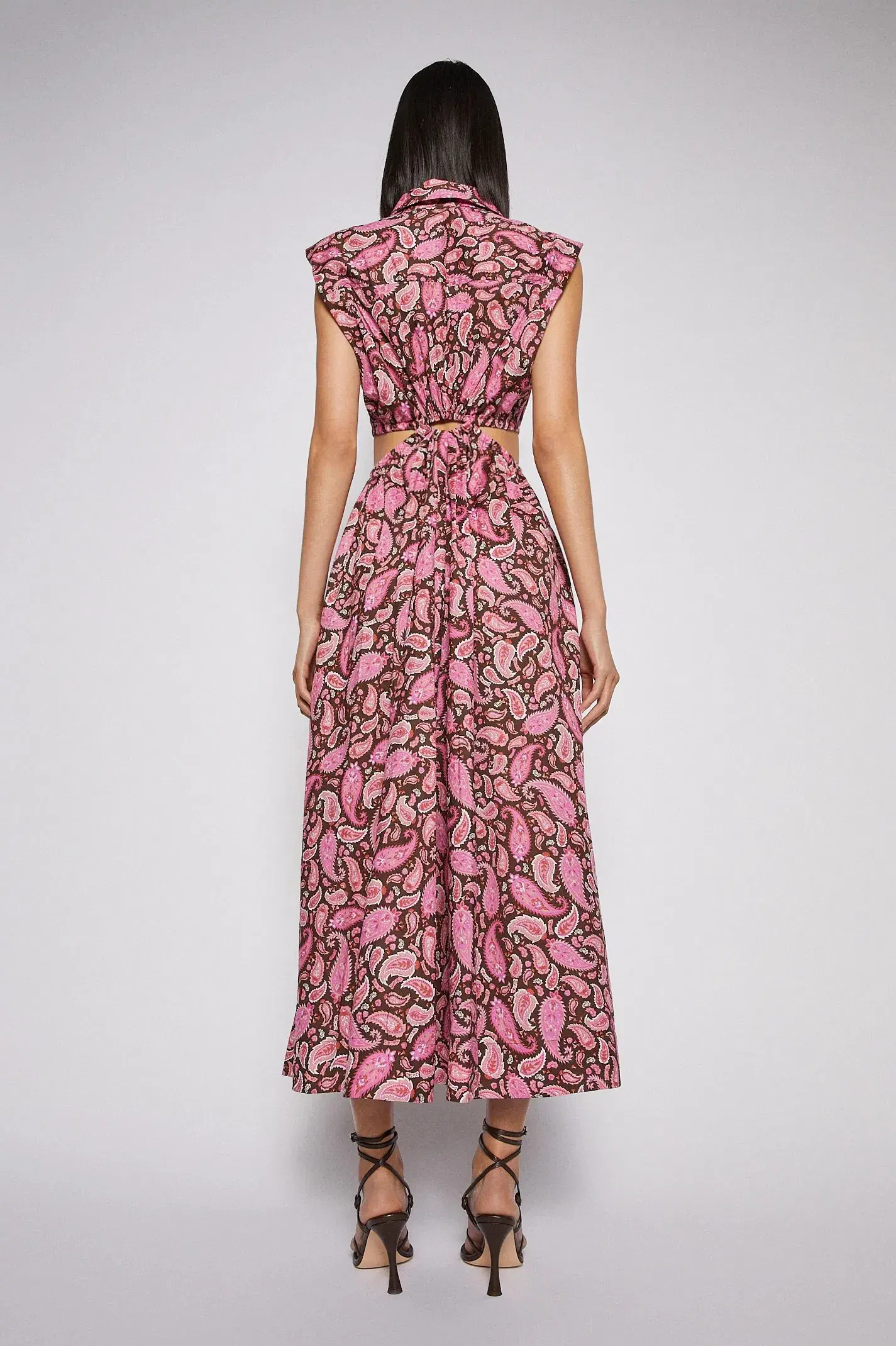 Scanlan Theodore Cotton Paisley Ring Dress Print Size 8  - Image 3