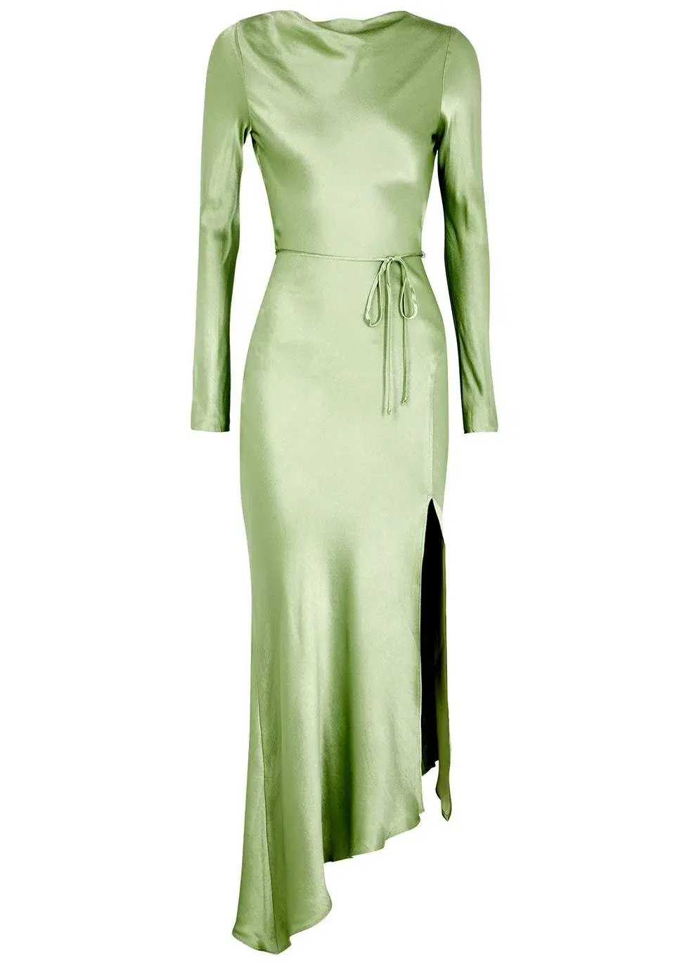Bec & Bridge Crest Long-Sleeve Midi Dress - Peppermint Green - Size 10 for rent on The Volte - main image