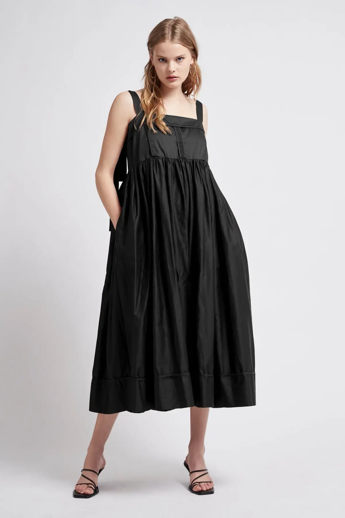 Aje Savoy Midi Dress in Black Size 6 - Image 3