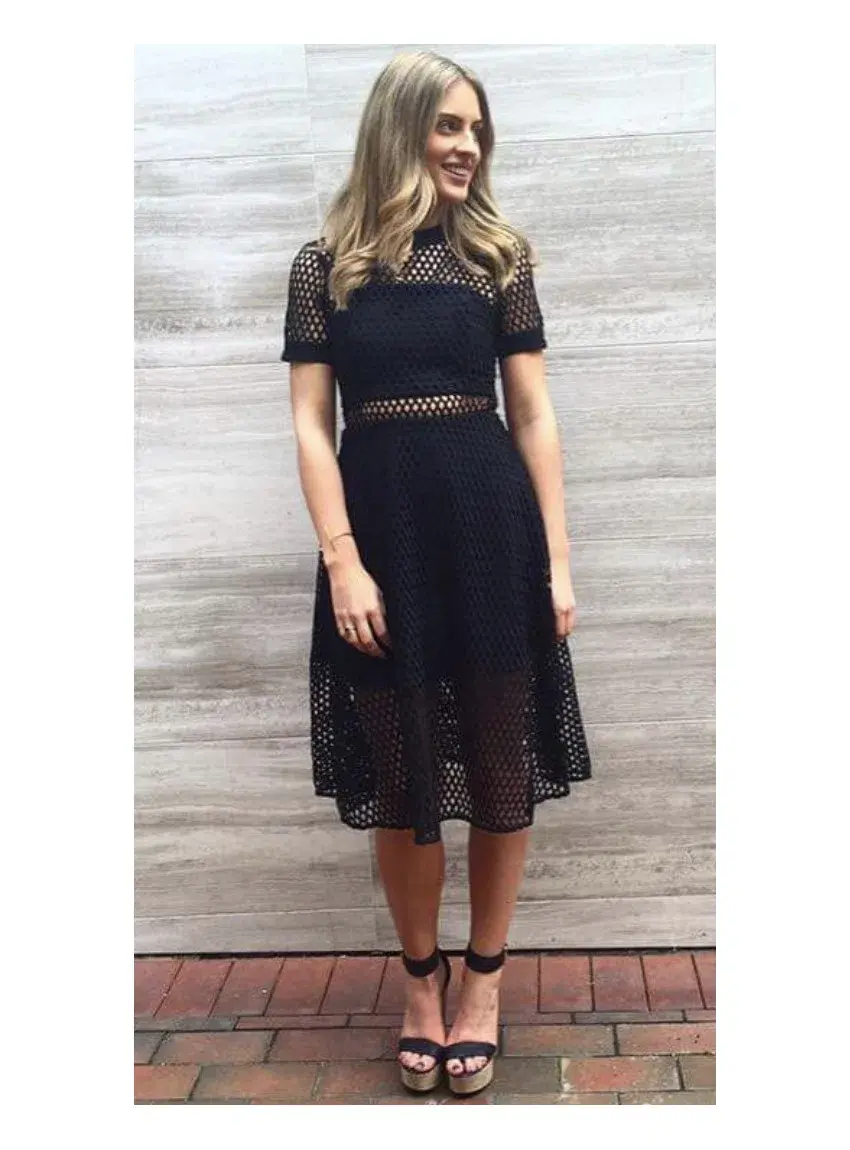 Kookai Aria Tee Dress Black Size 34/ AU 6 - Image 1