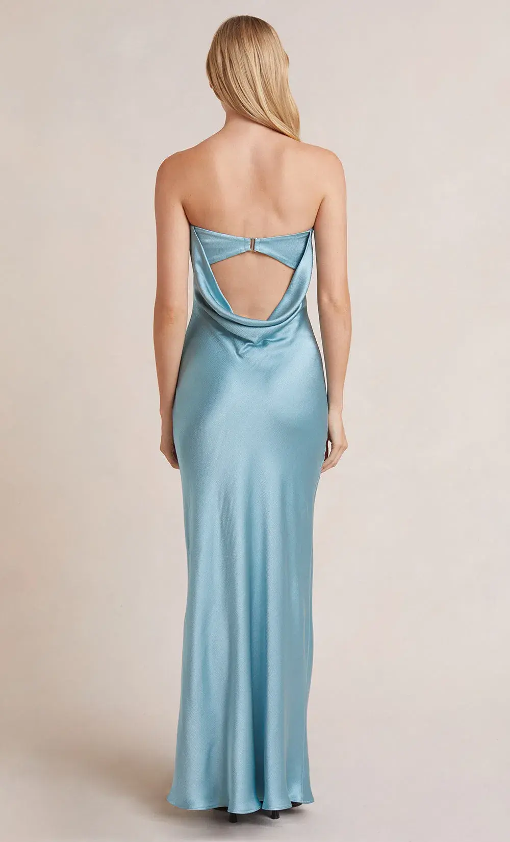 Bec & Bridge Moon Dance Strapless Dress in Sea Spray Blue Size 12 - Image 7