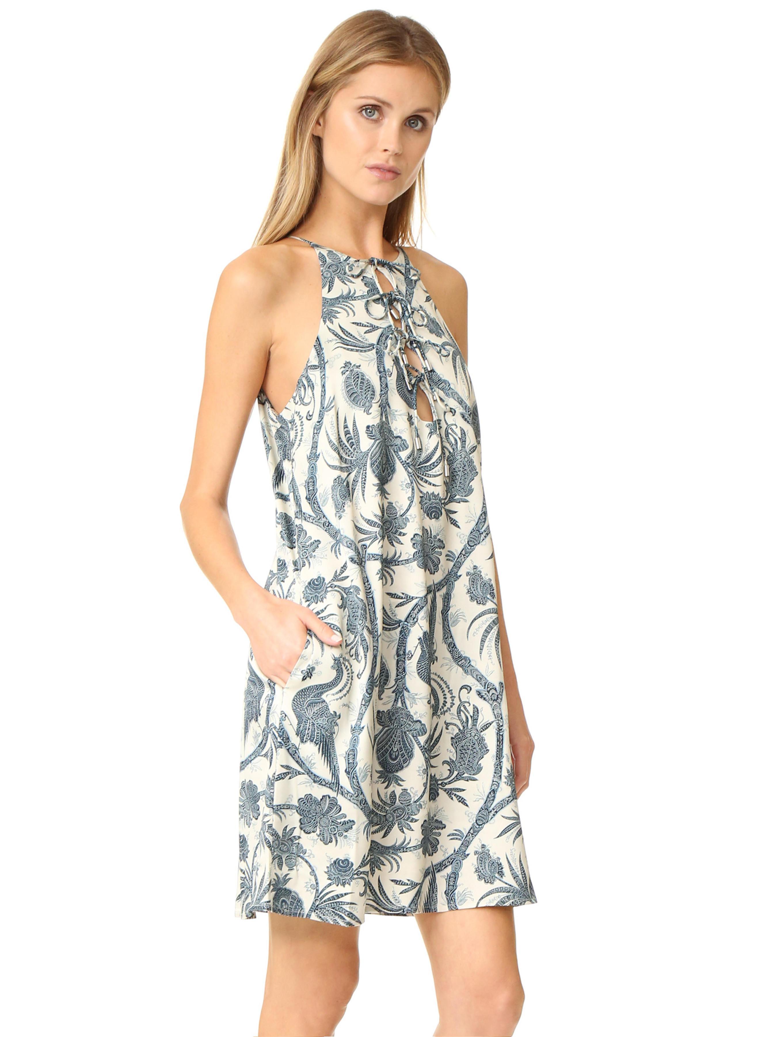 Zimmermann Adorn Tie Up Shift Mini Dress Floral Size 0 / AU 8 - Image 2