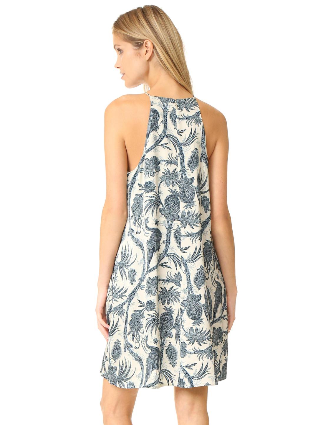Zimmermann Adorn Tie Up Shift Mini Dress Floral Size 0 / AU 8 for rent on The Volte - main image