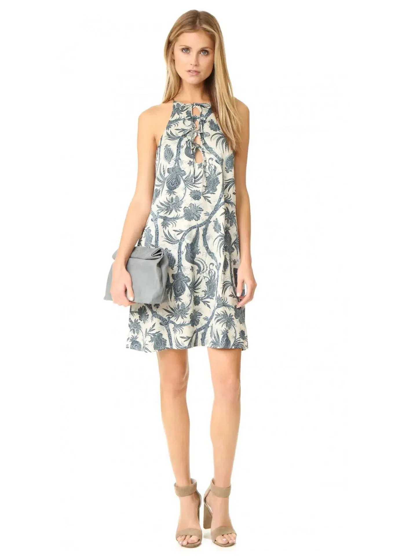 Zimmermann Adorn Tie Up Shift Mini Dress Floral Size 0 / AU 8 - Image 1