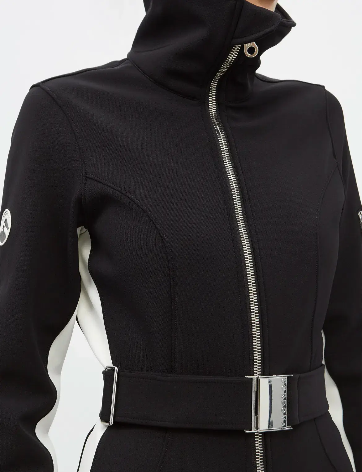 Cordova Striped Signature Ski Suit Onyx Size 8 - Image 4