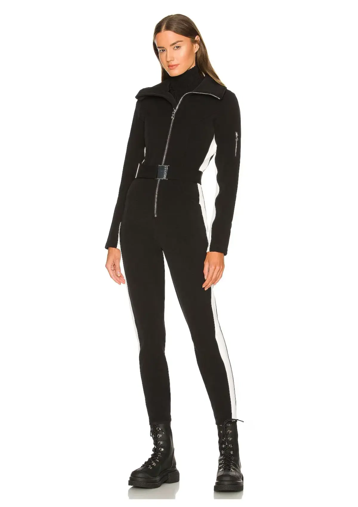 Cordova Striped Signature Ski Suit Onyx Size 8 - Image 1