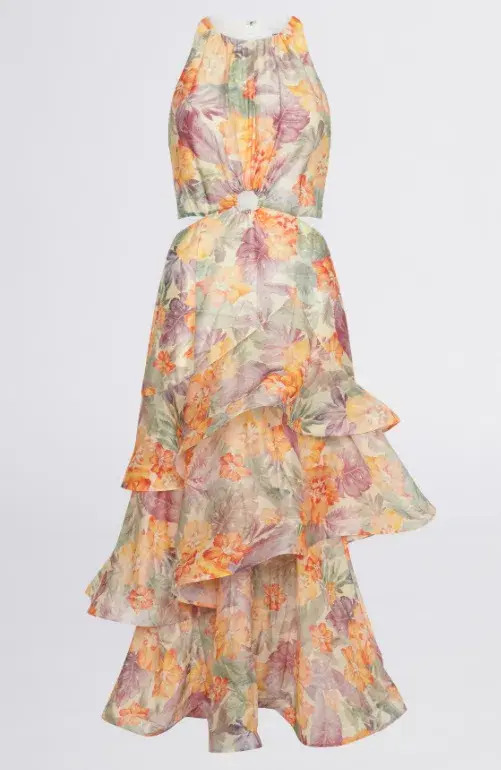 Sheike Imperial Floral Dress Print Size 12 - Image 3