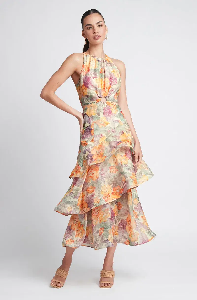 Sheike Imperial Floral Dress Print Size 12 - Image 1