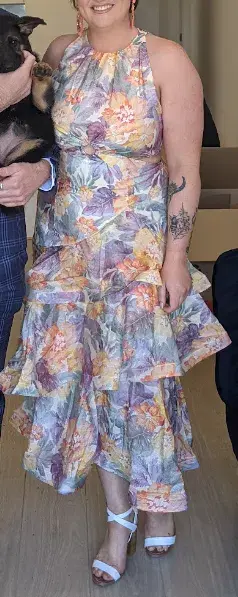 Sheike Imperial Floral Dress Print Size 12 - Image 5