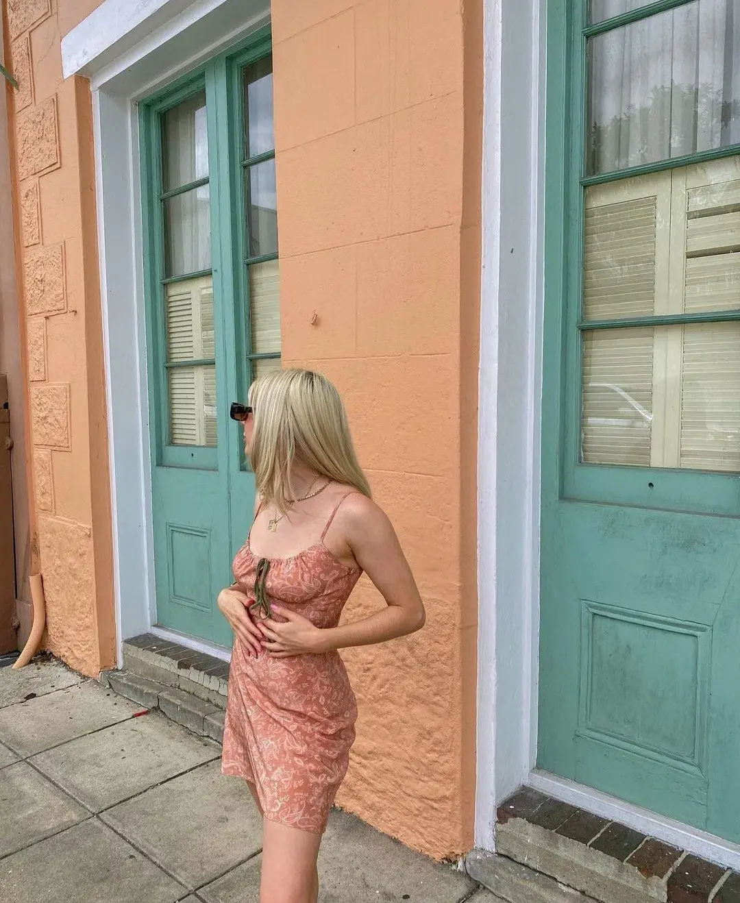 Realisation Par Inez Dress Dazed Print Size 6 for rent on The Volte - main image