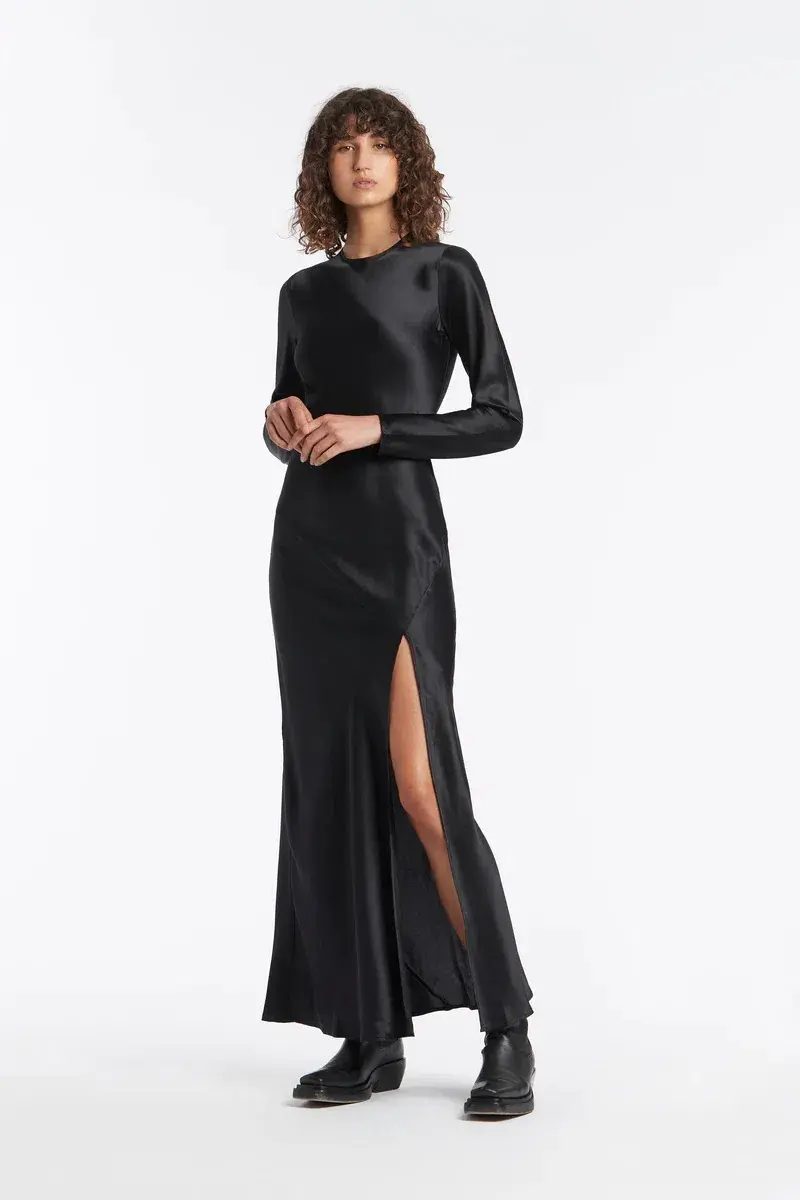 Sir the Label Soleil Long Sleeve Dress Black Size 0 / AU 6 - Image 1