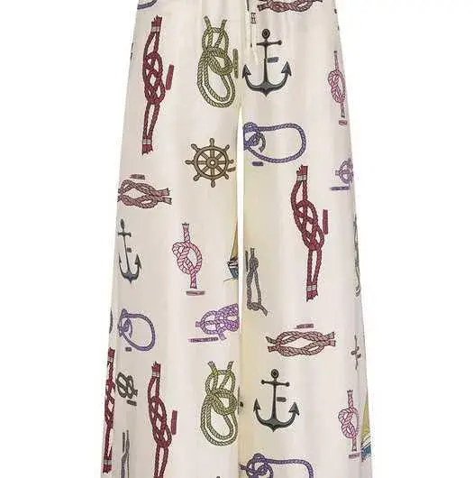 Alemais Ships Ahoy Man Shirt and Pants Set Print Size 8 - Image 5