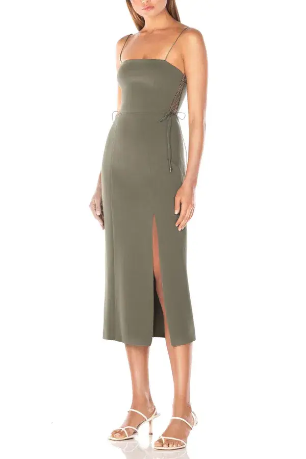 Misha Desiree Dress Green Size 10  - Image 1