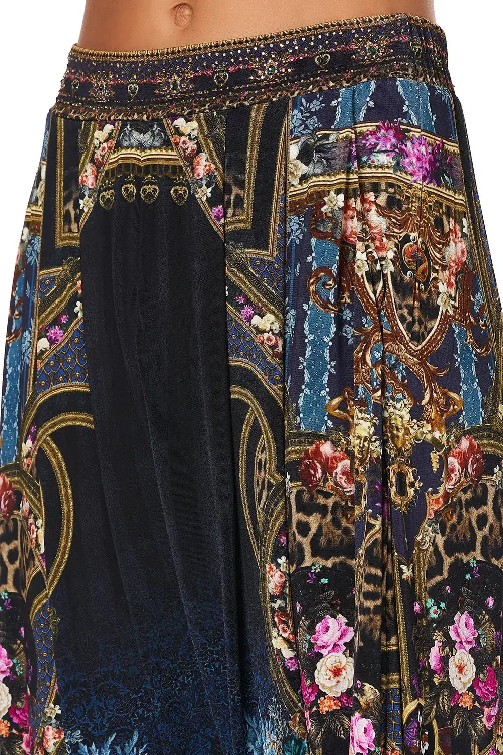 Camilla Jersey Drape Pant Fields of Treasure Print Size S / AU 8 - Image 5