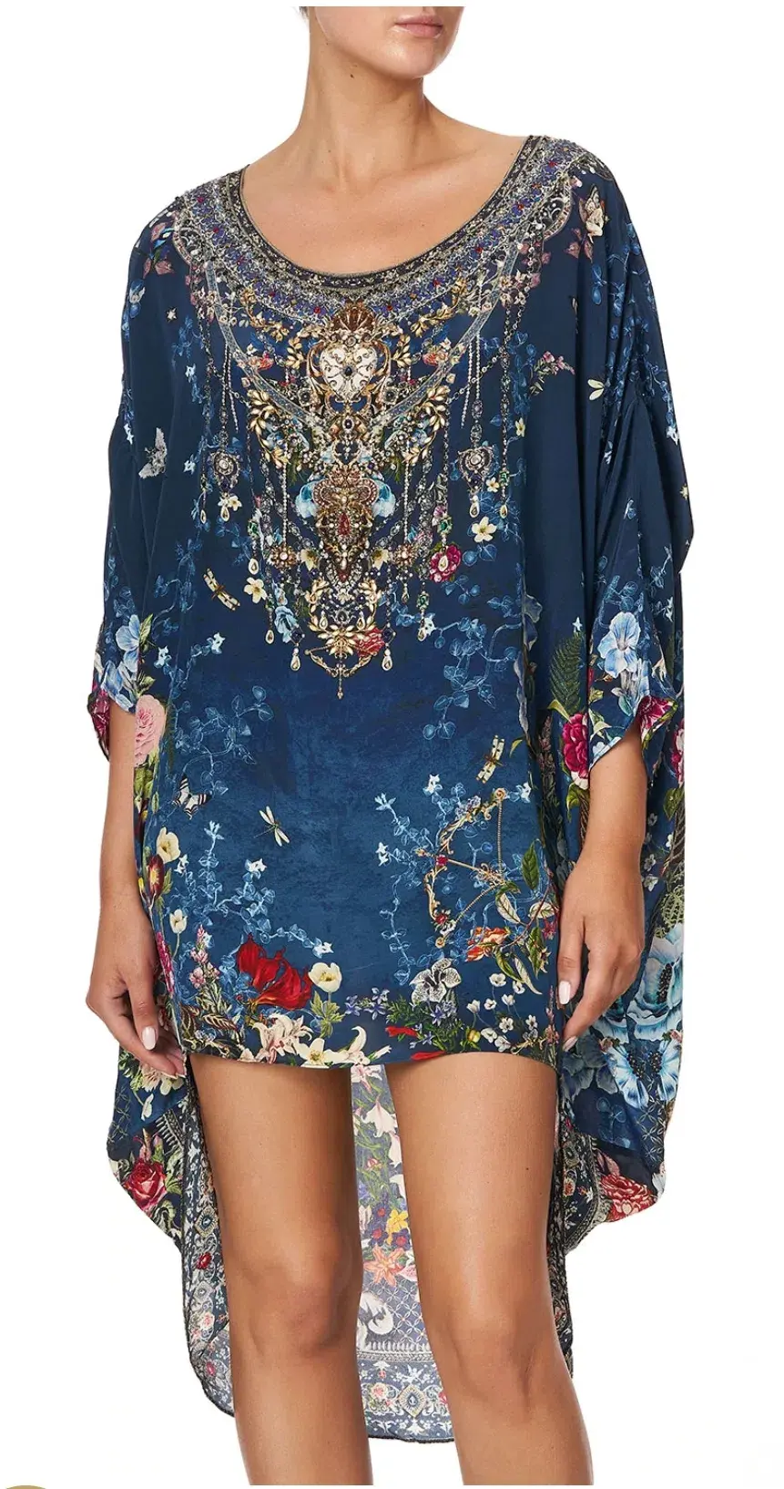 Camilla Dreams of Midsummer Scoop Back Hem Dress Print Size XS for rent on The Volte - main image