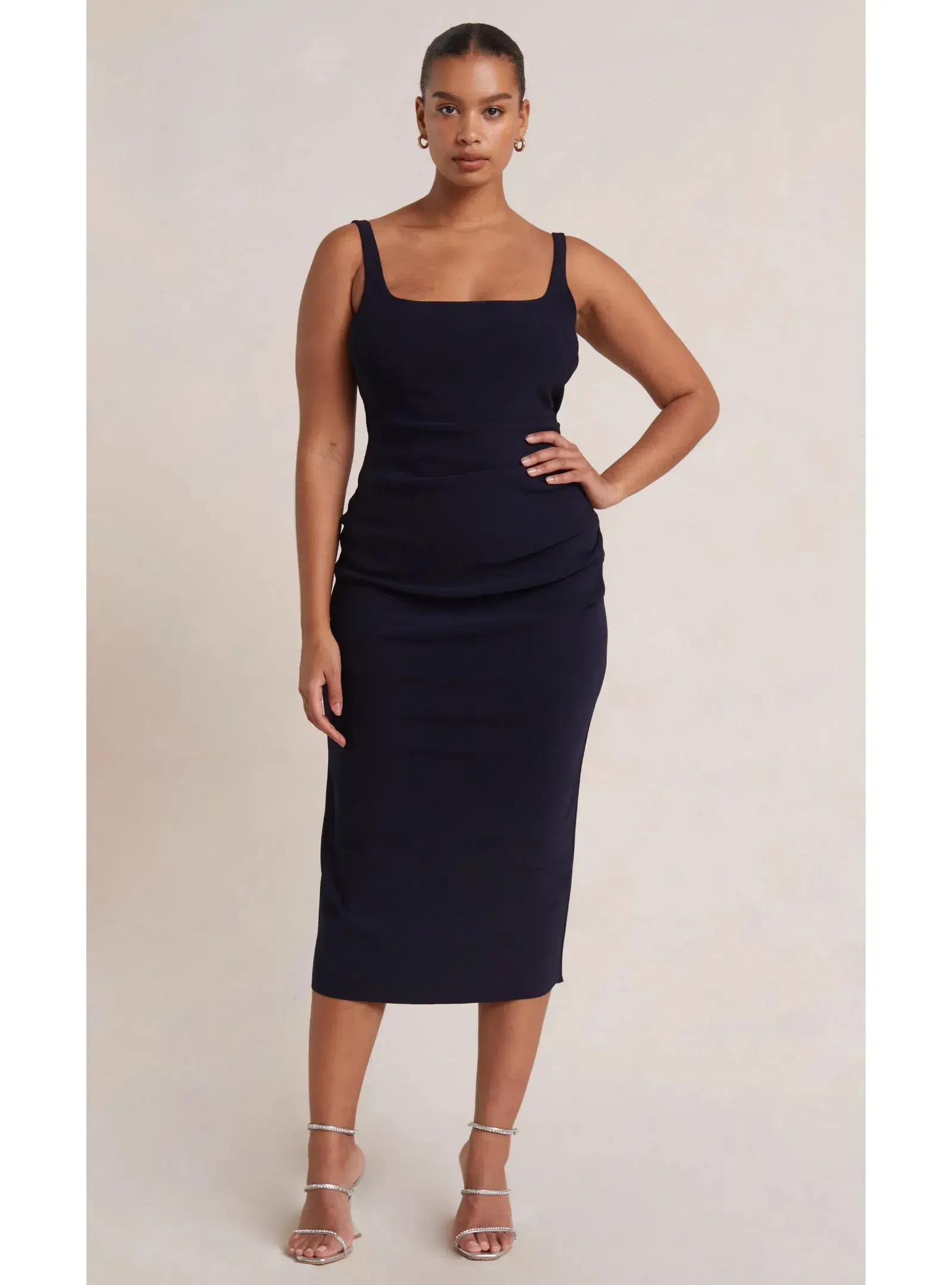 Bec & Bridge Be Mine Square Neck Dress in Black Size AU 6  - Image 1
