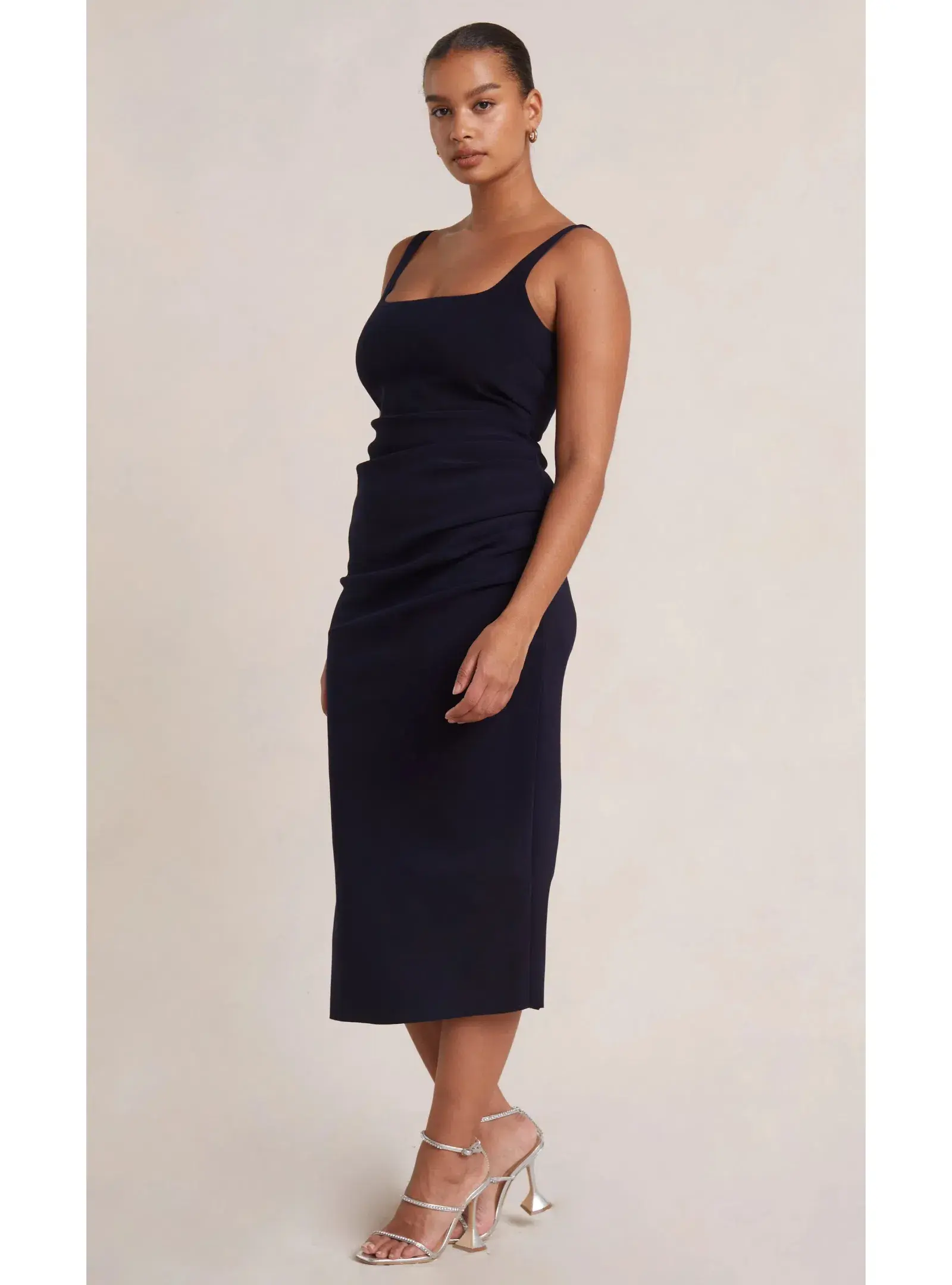 Bec & Bridge Be Mine Square Neck Dress in Black Size AU 6  - Image 2