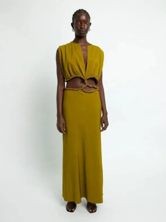 Christopher Esber Crystal Interweave Dress Size 8  - Image 1