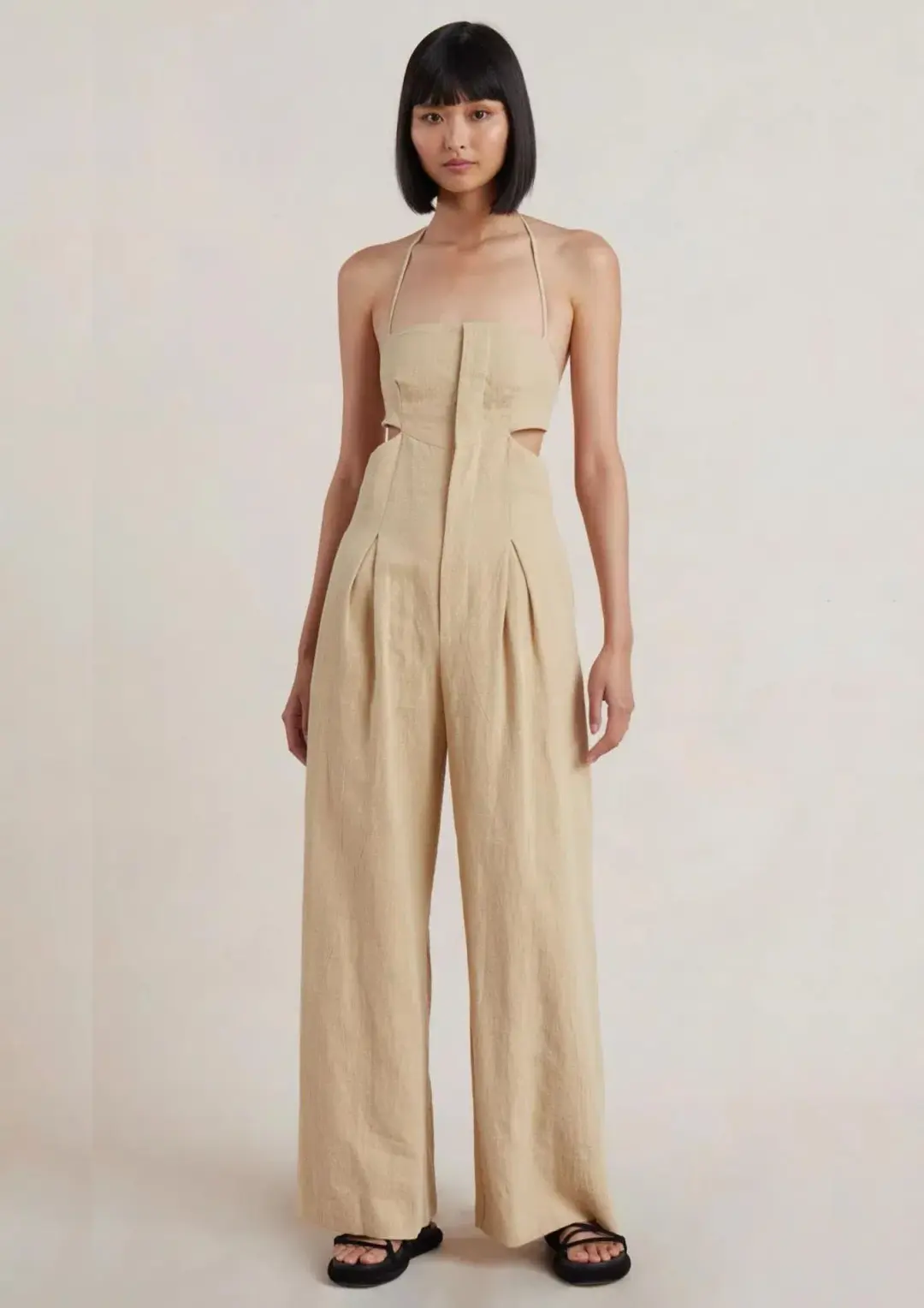 Bec & Bridge Monty Jumpsuit Pecan Brown Size 12 for rent on The Volte - main image