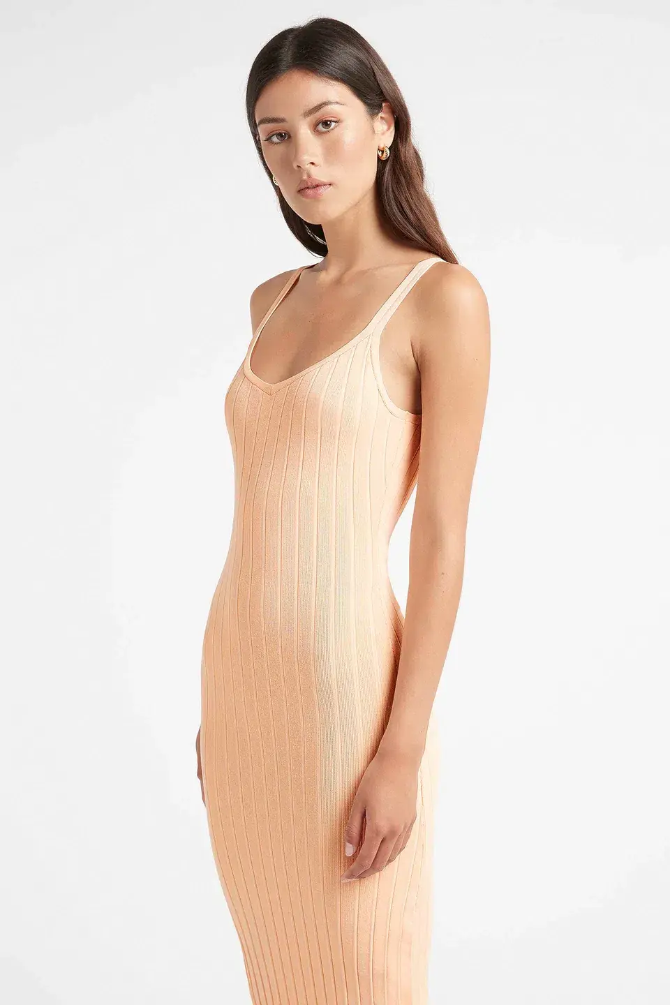 Kookai Stirling Dress Peach Size 12  for rent on The Volte - main image