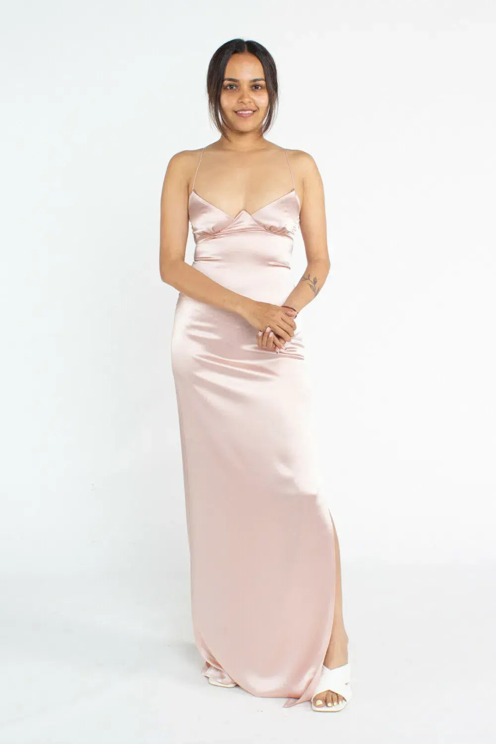 Natalie Rolt Scarlett Gown Dusty Pink Size 0 / AU 6 - Image 3