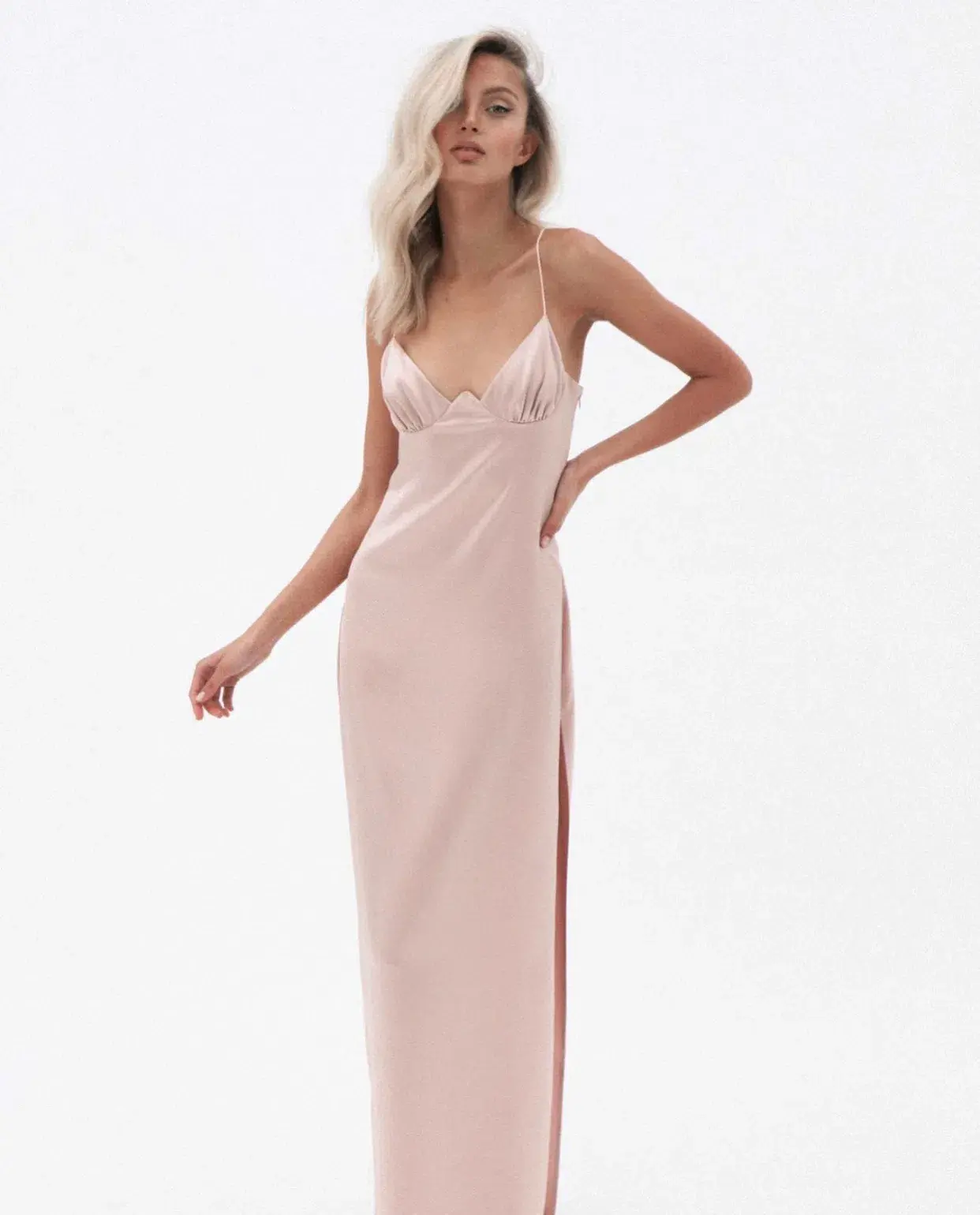 Natalie Rolt Scarlett Gown Dusty Pink Size 0 / AU 6 - Image 1