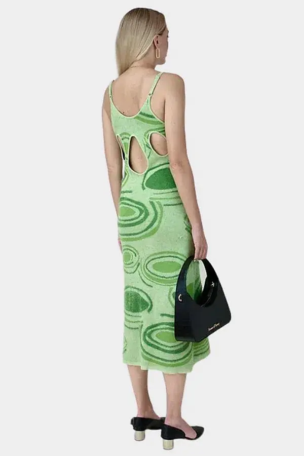 House of Sunny Hockney Dress Green Size 6 - Image 5