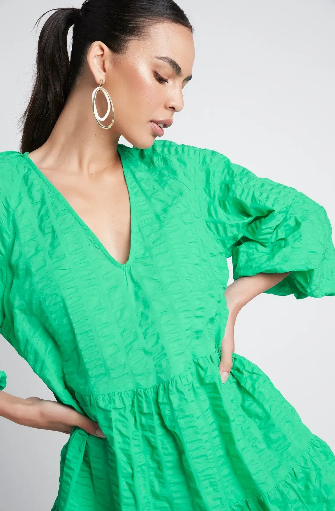 Sheike Eden Dress Green Size 8 - Image 4