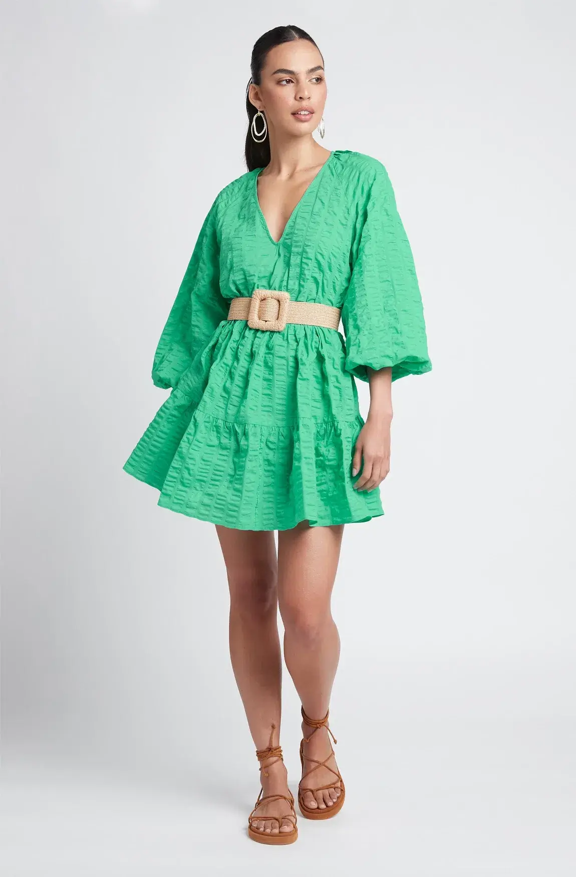 Sheike Eden Dress Green Size 8 - Image 3