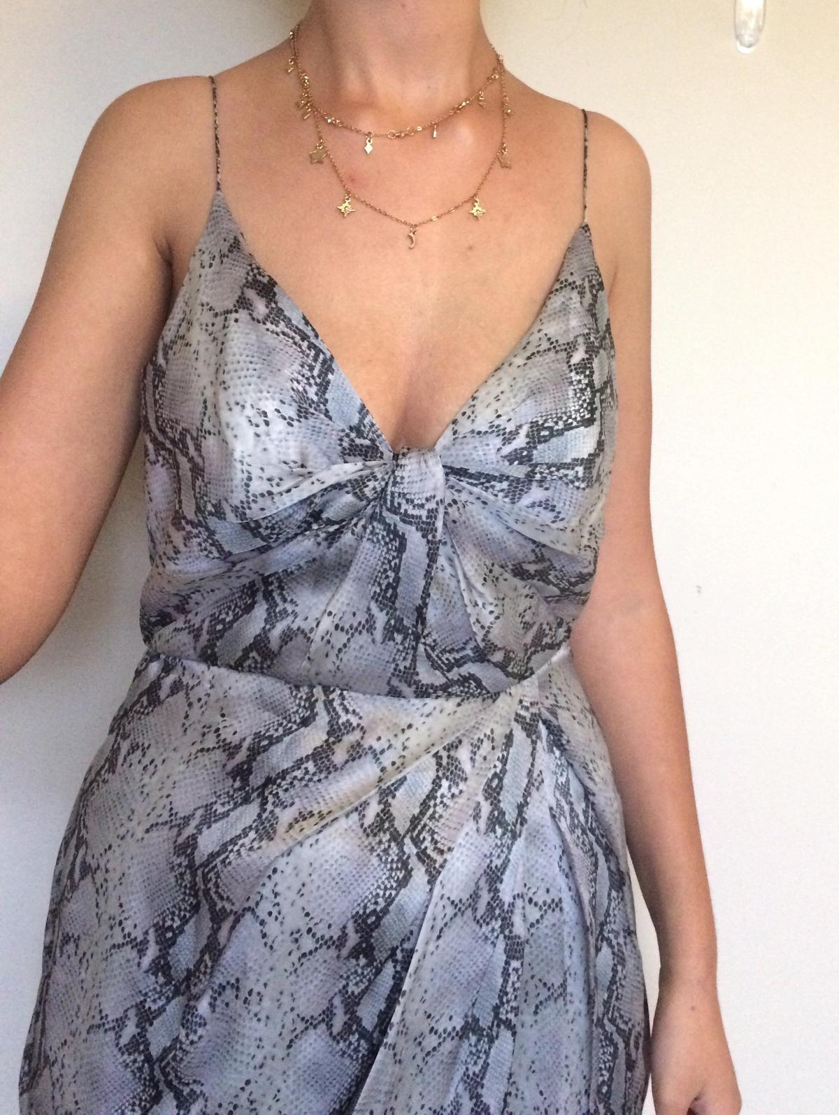 Zimmermann Snake Skin Cocktail Dress Print Size 1 / AU 10 - Image 2