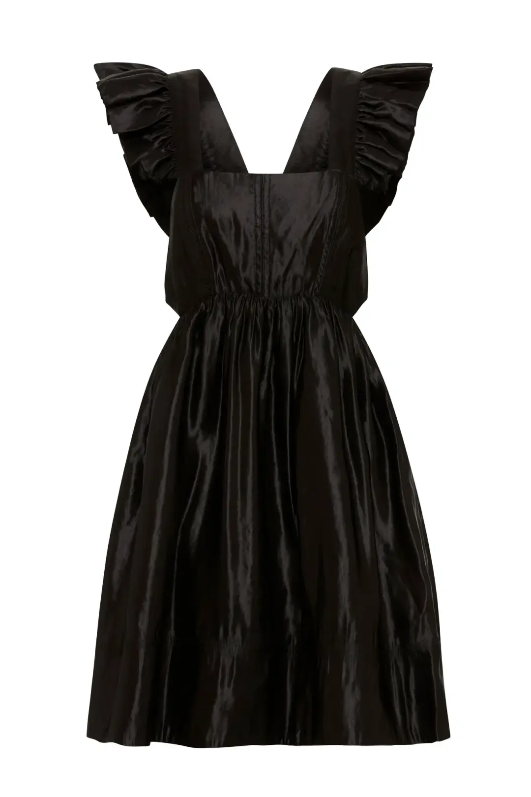 Aje Gazelle Mini Dress Black Size 12 for rent on The Volte - main image