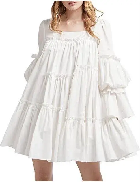 Aje L’espirit Mini Dress White Size 10 - Image 1