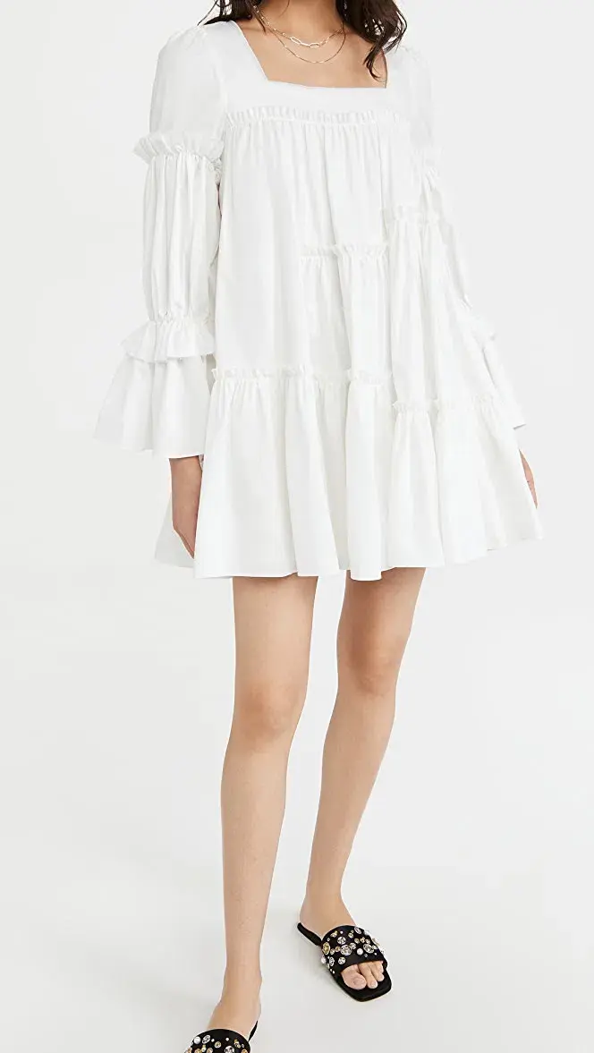 Aje L’espirit Mini Dress White Size 10 - Image 7