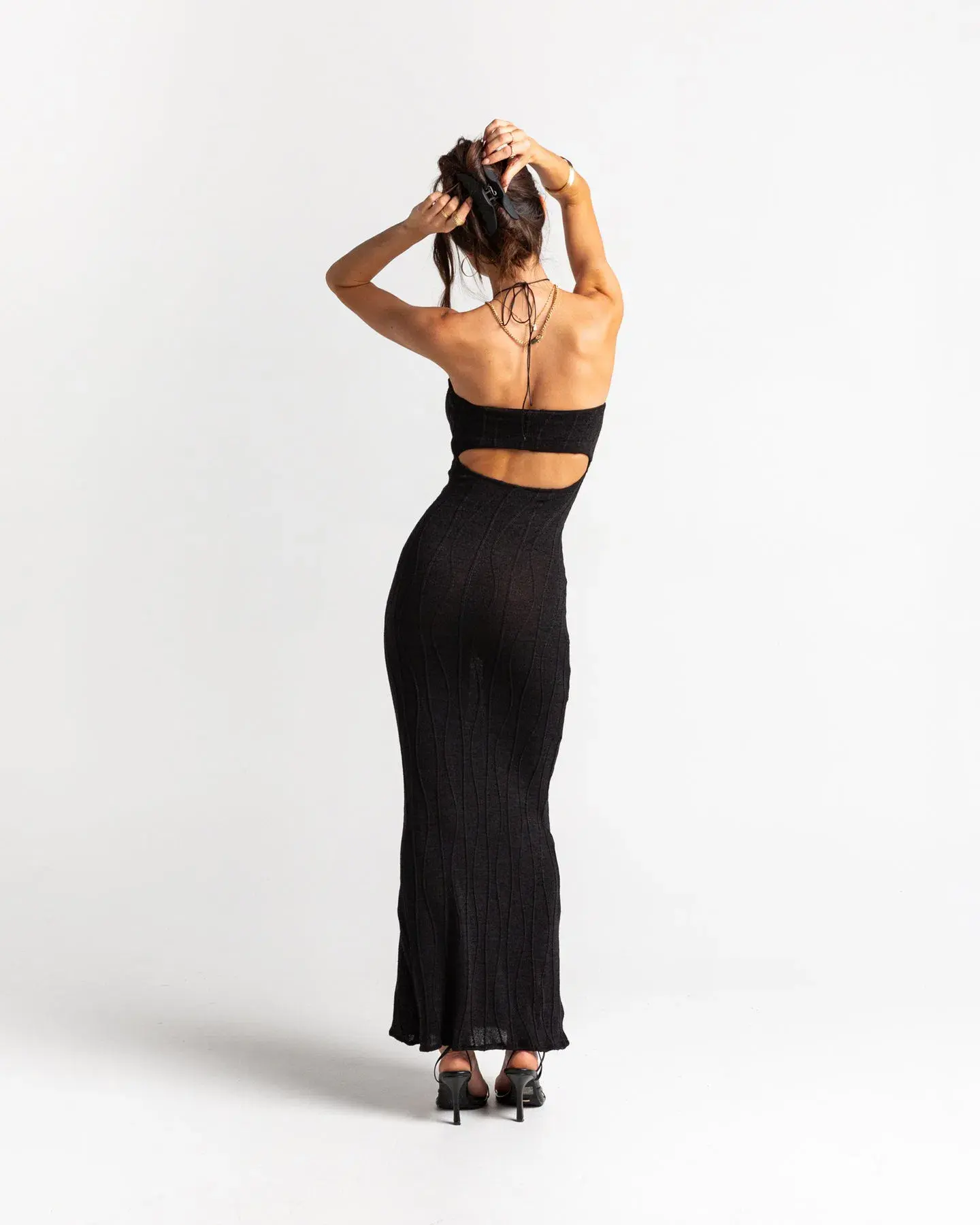 Arcina Ori Cindy Dress Black Size 6 - Image 4